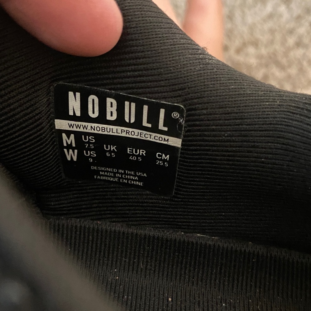 NOBULL Men's Black Athletic Shoes - Picture 2 of 3